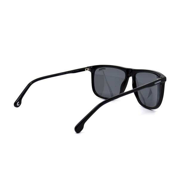 BRAND NEW CARRERA 218/S BLACK GREY POLARIZED AUTHENTIC SUNGLASSES - Picture 7 of 10